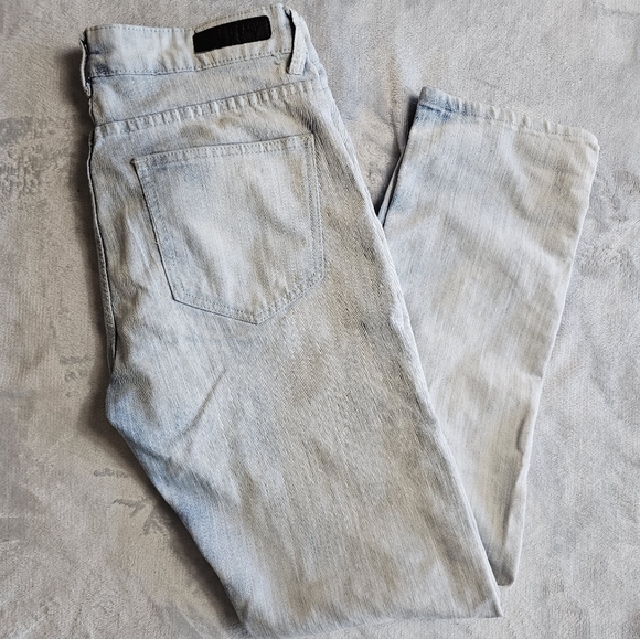 CJ Black Premium Mens Size 34x34 Acid Washed Skinny Flex Jeans - Picture 7 of 8